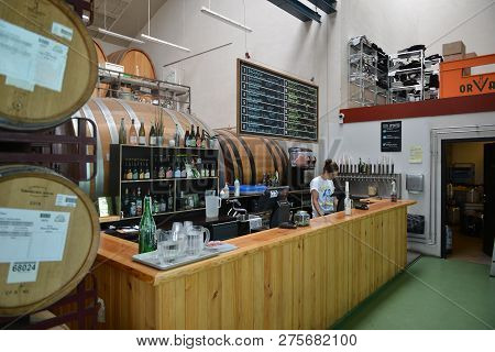 Copenhagen, Denmark - 13 July, 2018: Very Popular Brewery Mikkeller With A Restaurant Inside