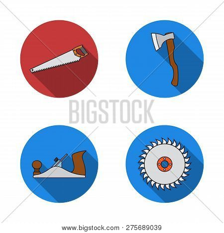 Vector Illustration Of Tool And Construction Logo. Set Of Tool And Carpentry Stock Symbol For Web.