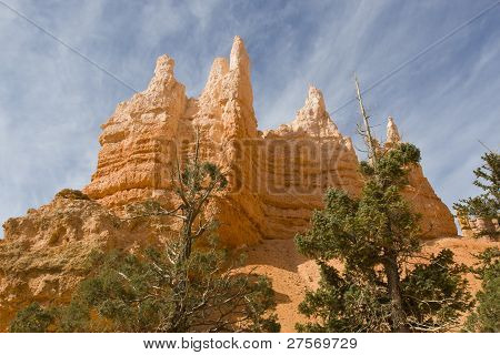 Schöne Felsformation im Bryce Canyon.