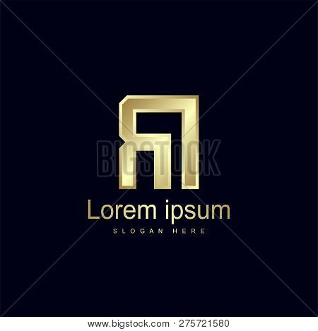 Initial Letter Ri Logo Template Vector Design