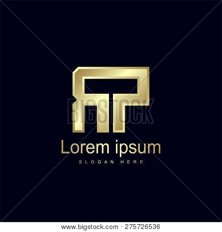Initial Letter Rp Logo Template Vector Design