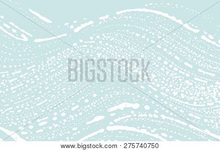 Grunge Texture. Distress Blue Rough Trace. Cute Background. Noise Dirty Grunge Texture. Likable Arti