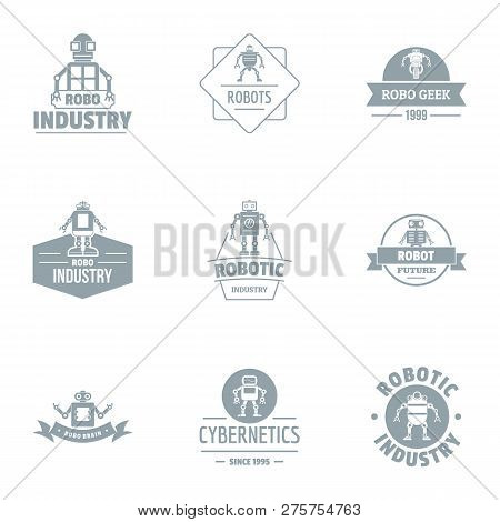 Metal Industry Logo Set. Simple Set Of 9 Metal Industry Logo For Web Isolated On White Background