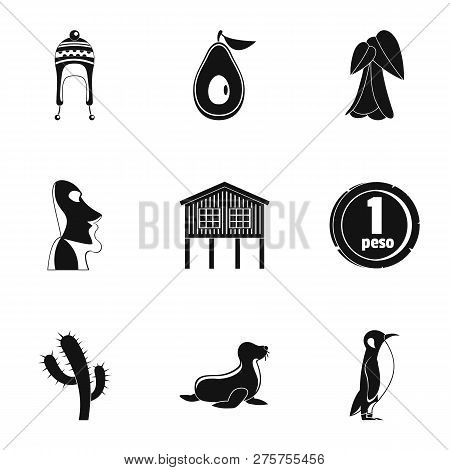 Foreign Land Icons Set. Simple Set Of 9 Foreign Land Icons For Web Isolated On White Background