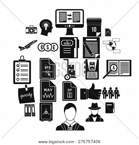 Debenture Stock Icons Set. Simple Set Of 25 Debenture Stock Icons For Web Isolated On White Backgrou