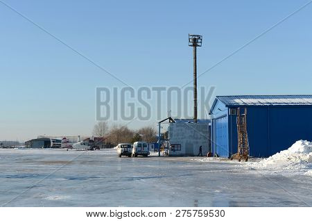Moscow, Russia - November 23, 2016:myachkovo Airfield In The Moscow Region