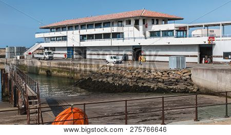View Of The Ferry Terminal Of The Island Of Yeu