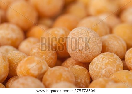 Yellow Mustard Seeds For Backgrounds Or Textures, Healthy Food