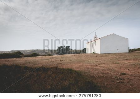 Architectural Detail Of The Chapel Of La Meule On The Island Of Yeu