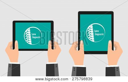 Medical Diagnostics Center Logo, Vector Illustration. Business Concept.