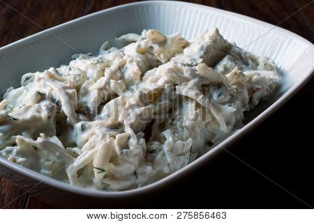 Turkish Celery Salad With Yogurt And Mayonnaise / Kereviz Salatasi