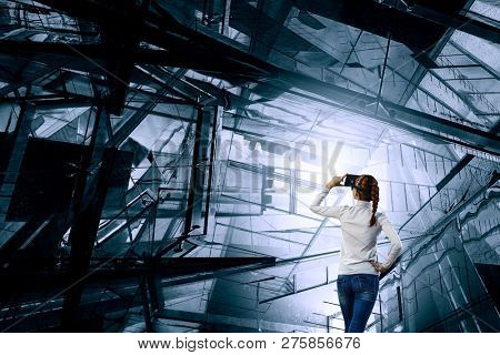 Future of virtual technology. Mixed media
