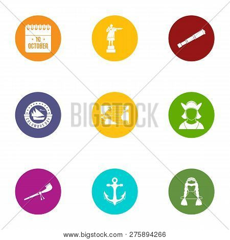 Liberation Icons Set. Flat Set Of 9 Liberation Icons For Web Isolated On White Background