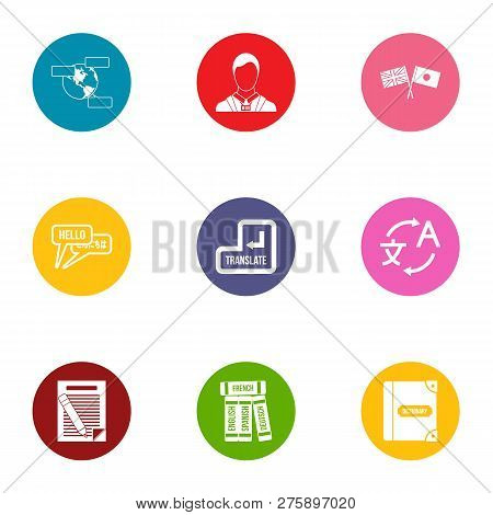 Conversion Icons Set. Flat Set Of 9 Conversion Icons For Web Isolated On White Background