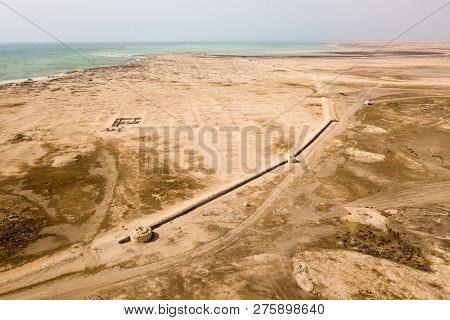 Al Zubarah, Az Zubara, Ruined Ancient Arabian Town, North-western Coast Of The Qatar Peninsula, Al S
