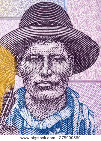 Pablo Zarate A Portrait From Bolivian Money