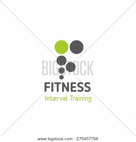 Fitness Interval Training Vector Icon Isolated On A White Background. Concept Of Workout, Body Care 
