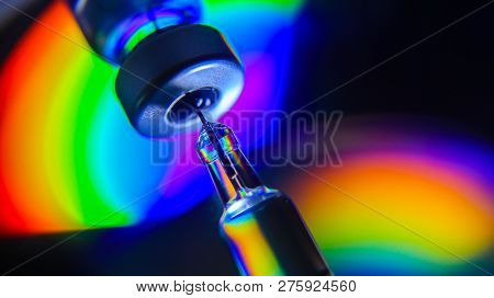 Vaccine Needle​ Syringe​ Hypodermic​ Injection Single Dose For Prevention​ Immune Treatment​ Illness
