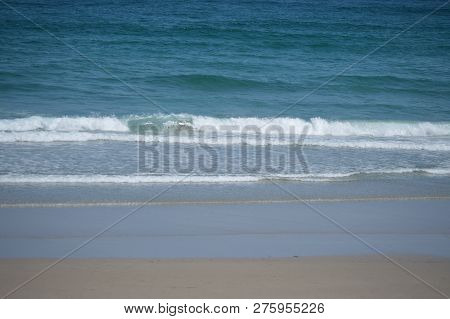 Shore Of The Beach Of The Cathedrals In Ribadeo. August 1, 2015. Geology, Landscapes, Travel, Vacati