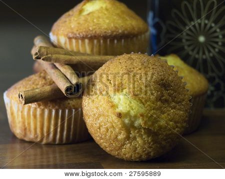 Muffins mit Zimt