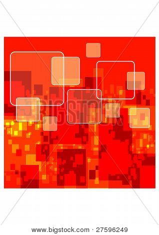 Sfondo mosaico arancione