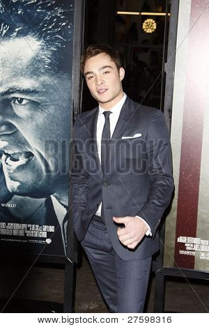 LOS ANGELES – 3. November: Ed Westwick bei der AFI Fest 2011 Opening Night Gala Weltpremiere von ' J. Edgar