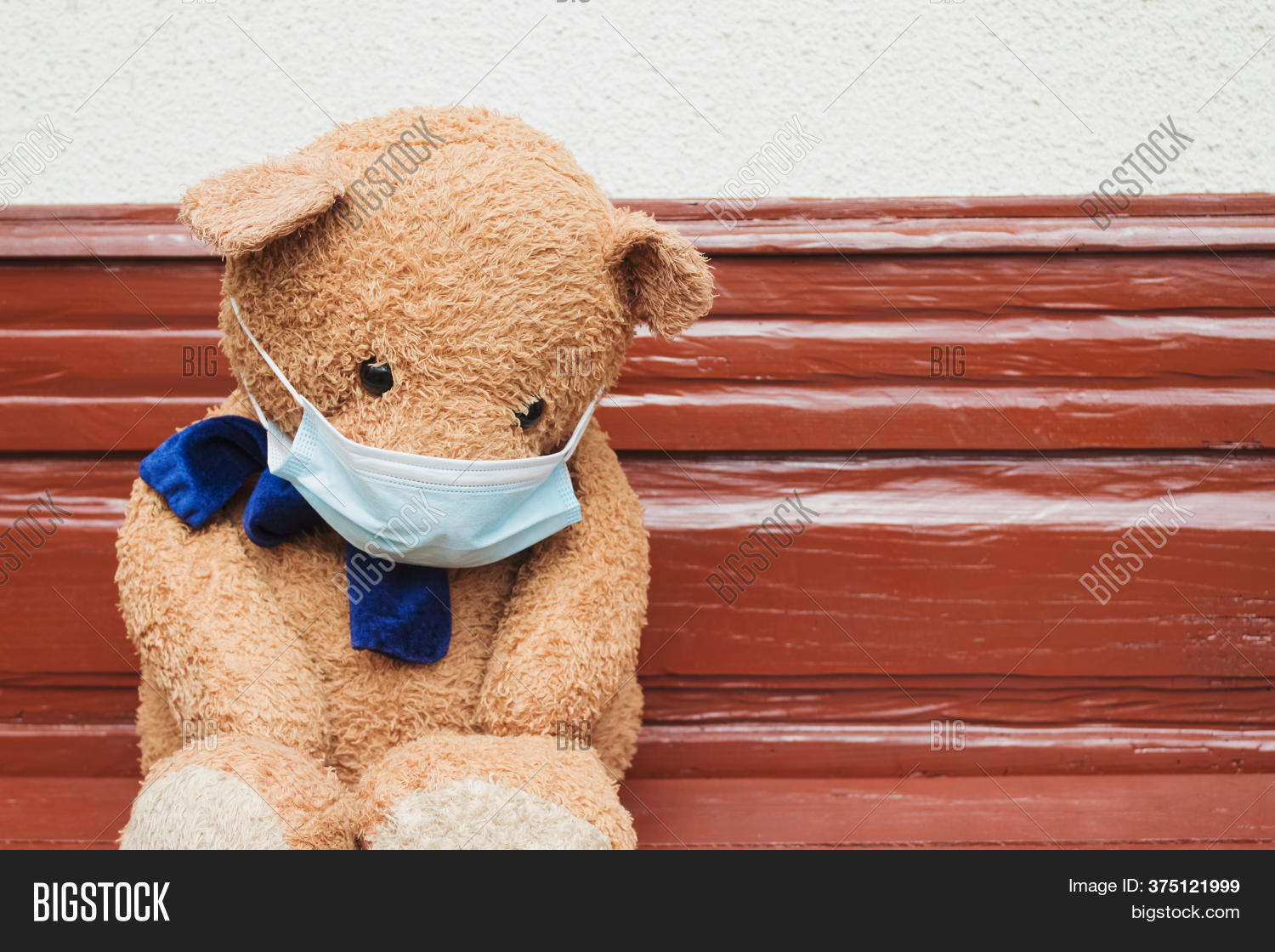 sad bear plush