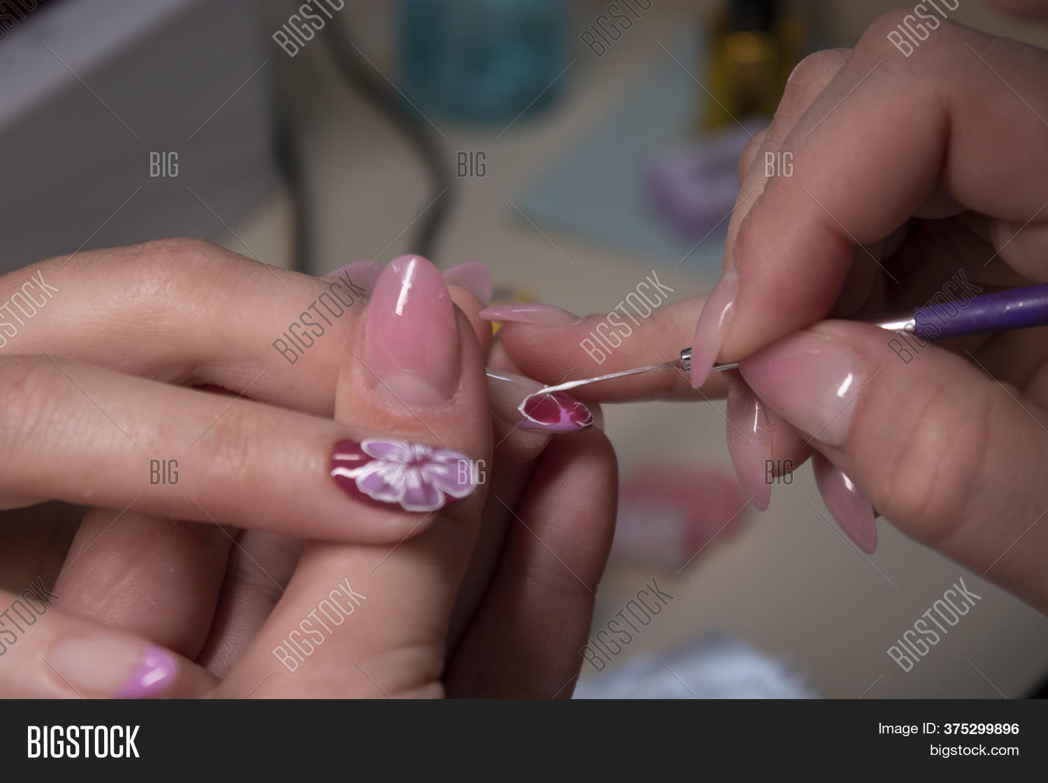 Process Doing Manicure Image & Photo (Free Trial) Bigstock