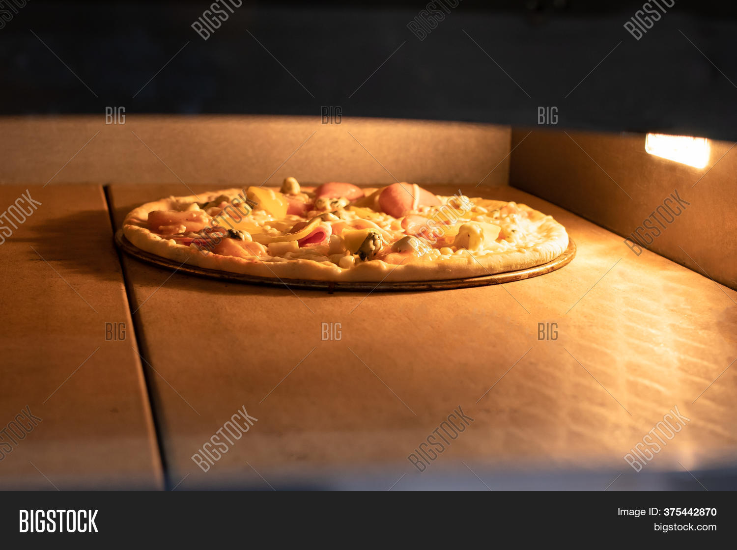 Pizza Baked Oven. Image & Photo (Free Trial) Bigstock