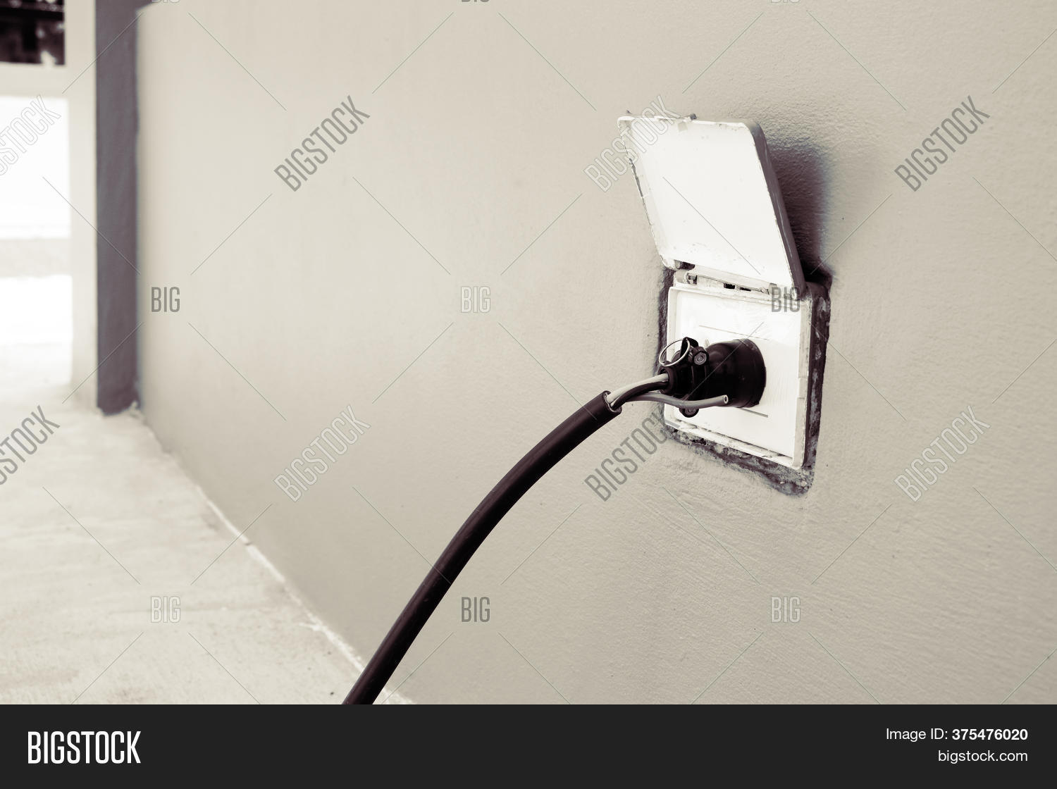 Plug Plugged Into Wall Image & Photo (Free Trial) Bigstock
