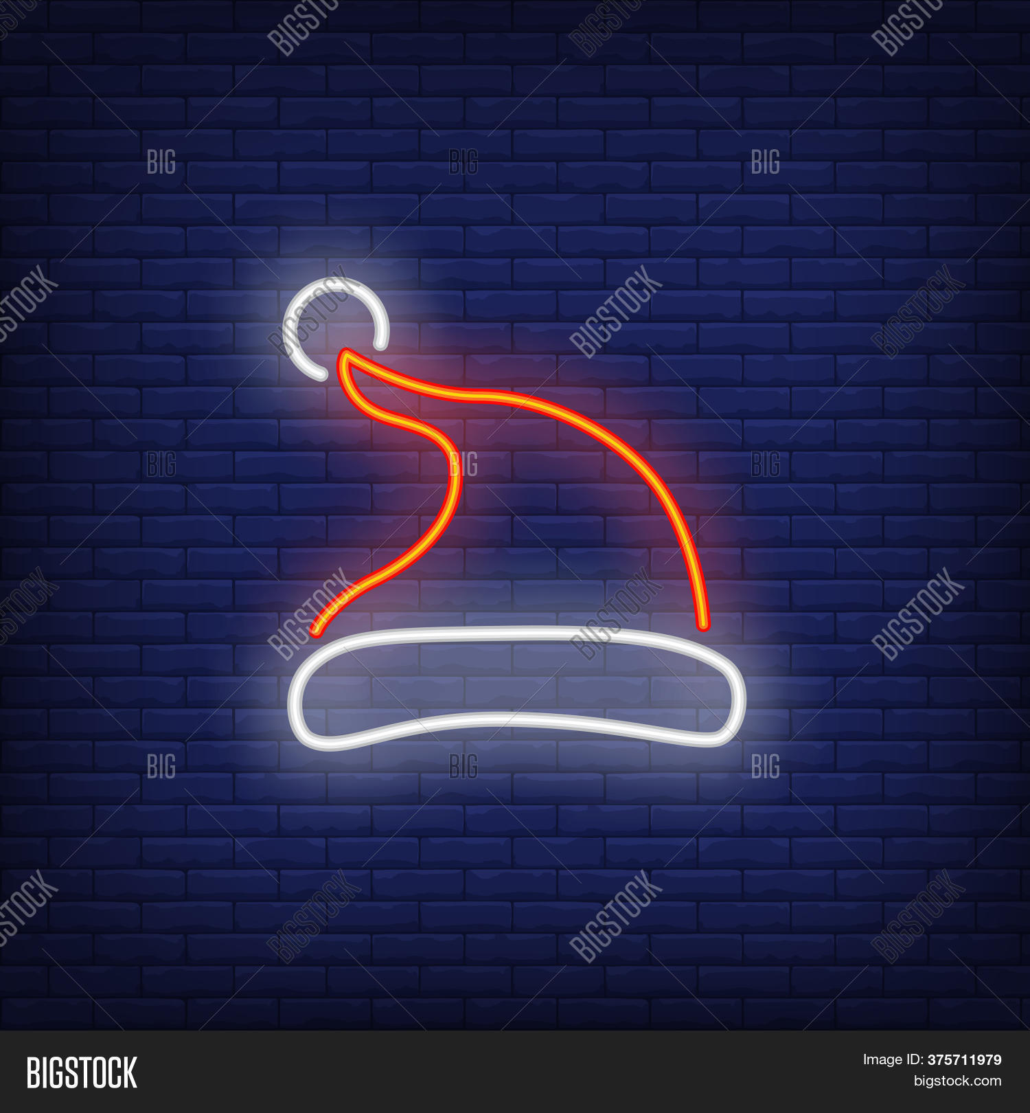 Red Santa Hat Neon Image & Photo (Free Trial) | Bigstock