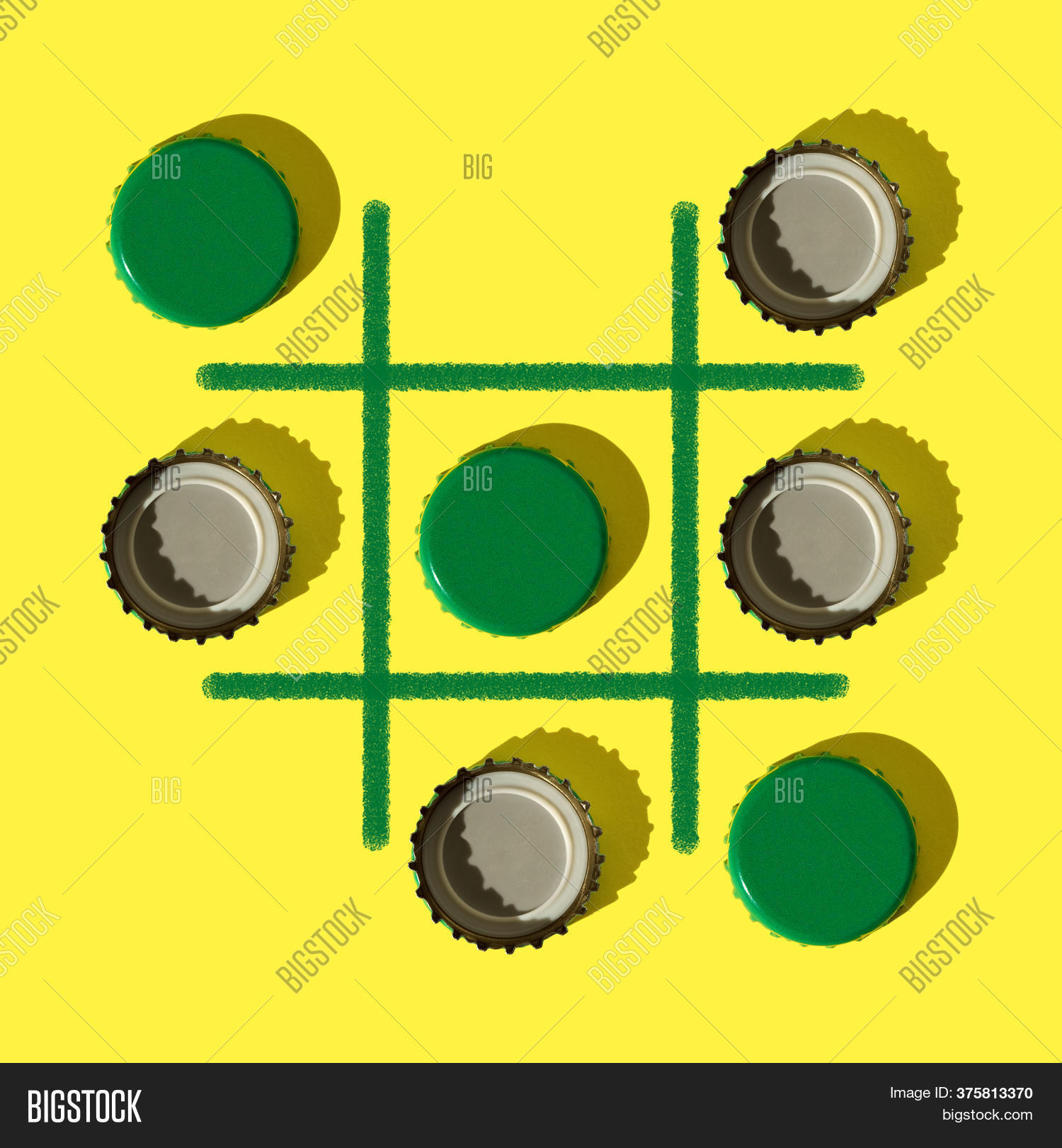 Game Tic Tac Toe Green Image & Photo (Free Trial) Bigstock