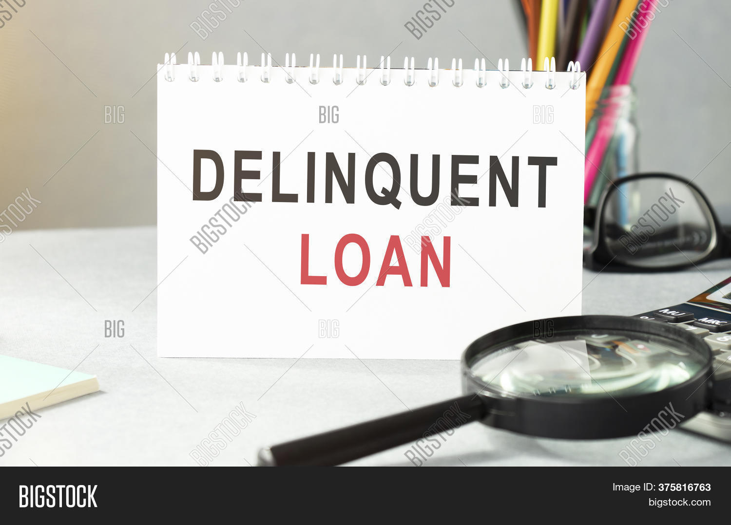 Delinquent Loan Shown Image & Photo (Free Trial) Bigstock