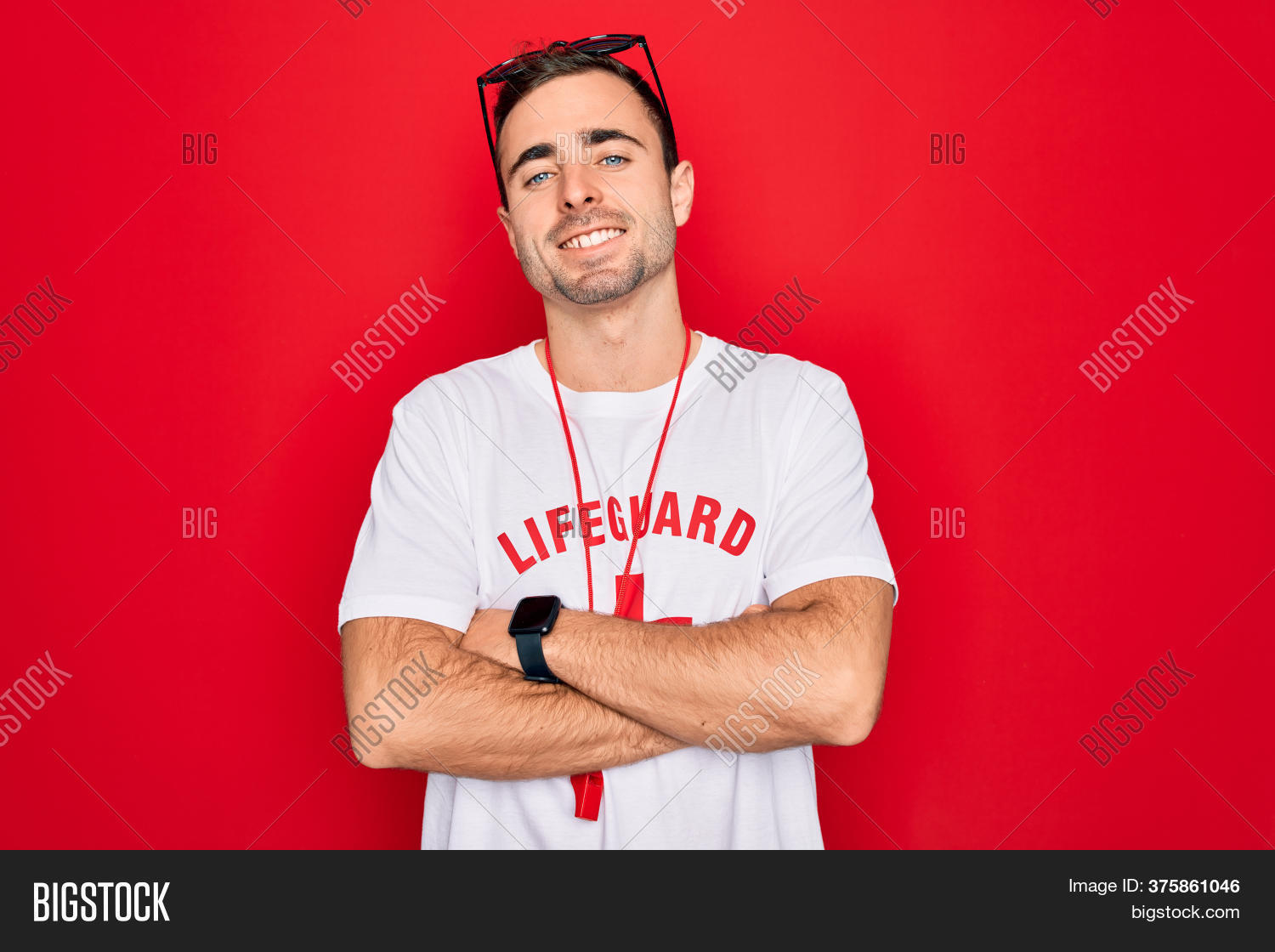 Handsome Lifeguard Man Image & Photo (Free Trial) | Bigstock