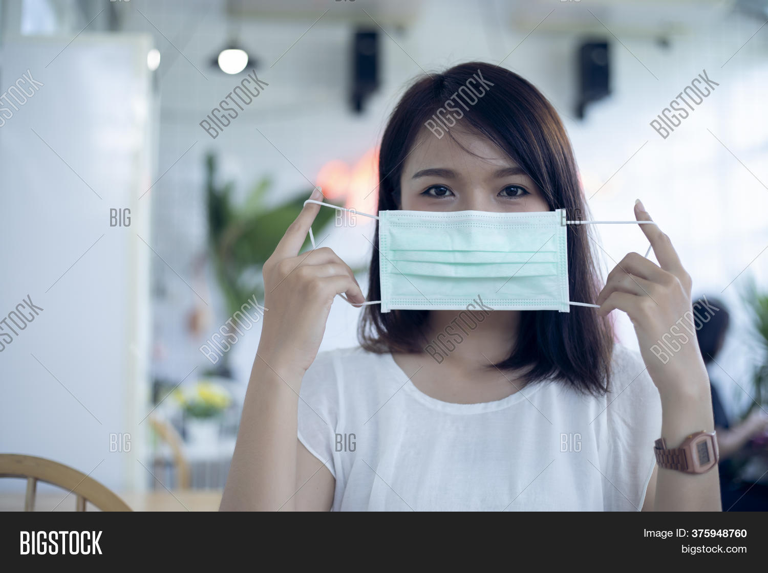 Asian Women Wear Masks Image & Photo (Free Trial) Bigstock