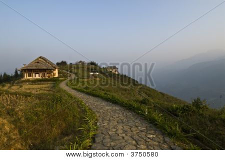 Lodge on Mountain Top in Nord-vietnam