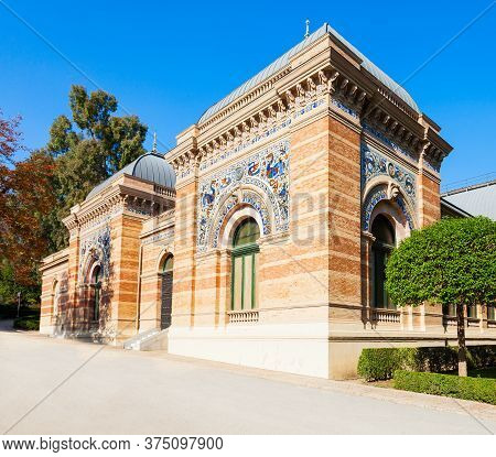 Palacio De Velazquez Or Velazquez Palace In The Buen Retiro Park, One Of The Largest Parks Of Madrid