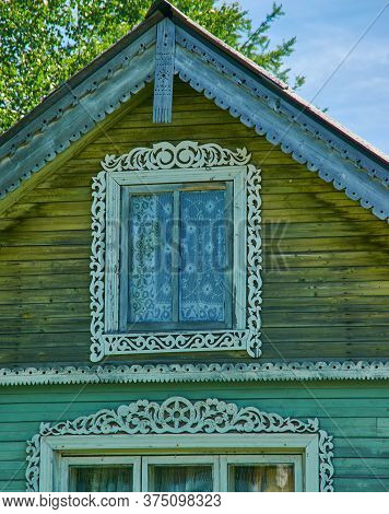 Old Northern Residential Architecture Of Russia.