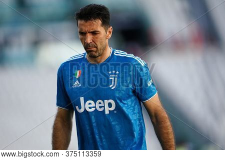 Torino, Italy. 04th July 2020. Italian Football League Serie A. Gianluigi Buffon Of Juventus Fc  Dur