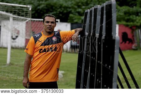 Salvador, Bahia / Brazil - January 22, 2014: Leandro Domingues, Midfielder Of Esporte Clube Vitoria,