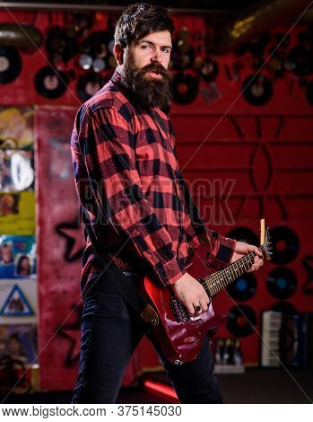 Young Rock Musician, Singer, Talented Artist. Frontman Concept.