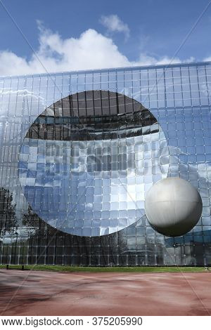 Poitiers, Nouvelle Aquitaine / France - 03-02-2019 : Futuroscope Theme Park In Poitou-charentes, Sou