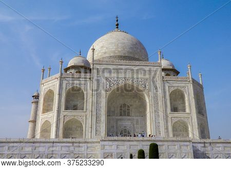 The Taj Mahal Of India In Agra