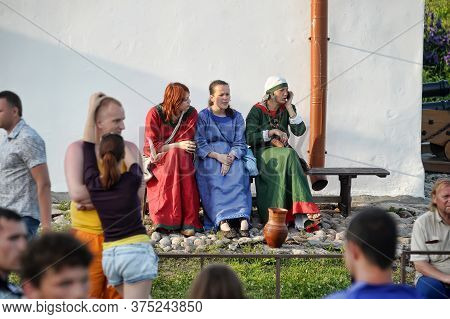 Priozersk, Russia - July 07, 2012: Knight Tournament 