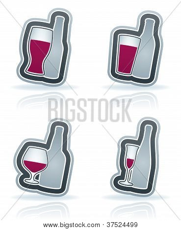 Vasos de alcohol