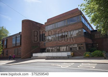 The High Wycombe Law Courts In High Wycombe Buckinghamshire, Uk Taken On 18th May 2020