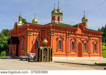 Holy Well And Makaryevskaya Church On Territory Of Holy Vvedensky Makaryevsky Zhabyn Monastery, Summ