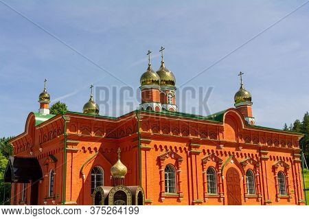 Makaryevskaya Church On Territory Of Holy Vvedensky Makaryevsky Zhabyn Monastery, Summer