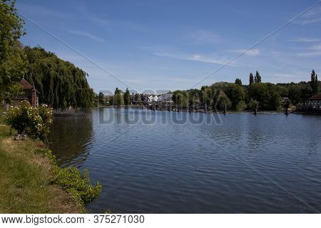 Views Of The River Thames At Marlow In Buckinghamshire In The Uk Taken 20th May 2020