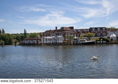 Views Along The Thames At Marlow In Buckinghamshire In The Uk Taken 20th May 2020